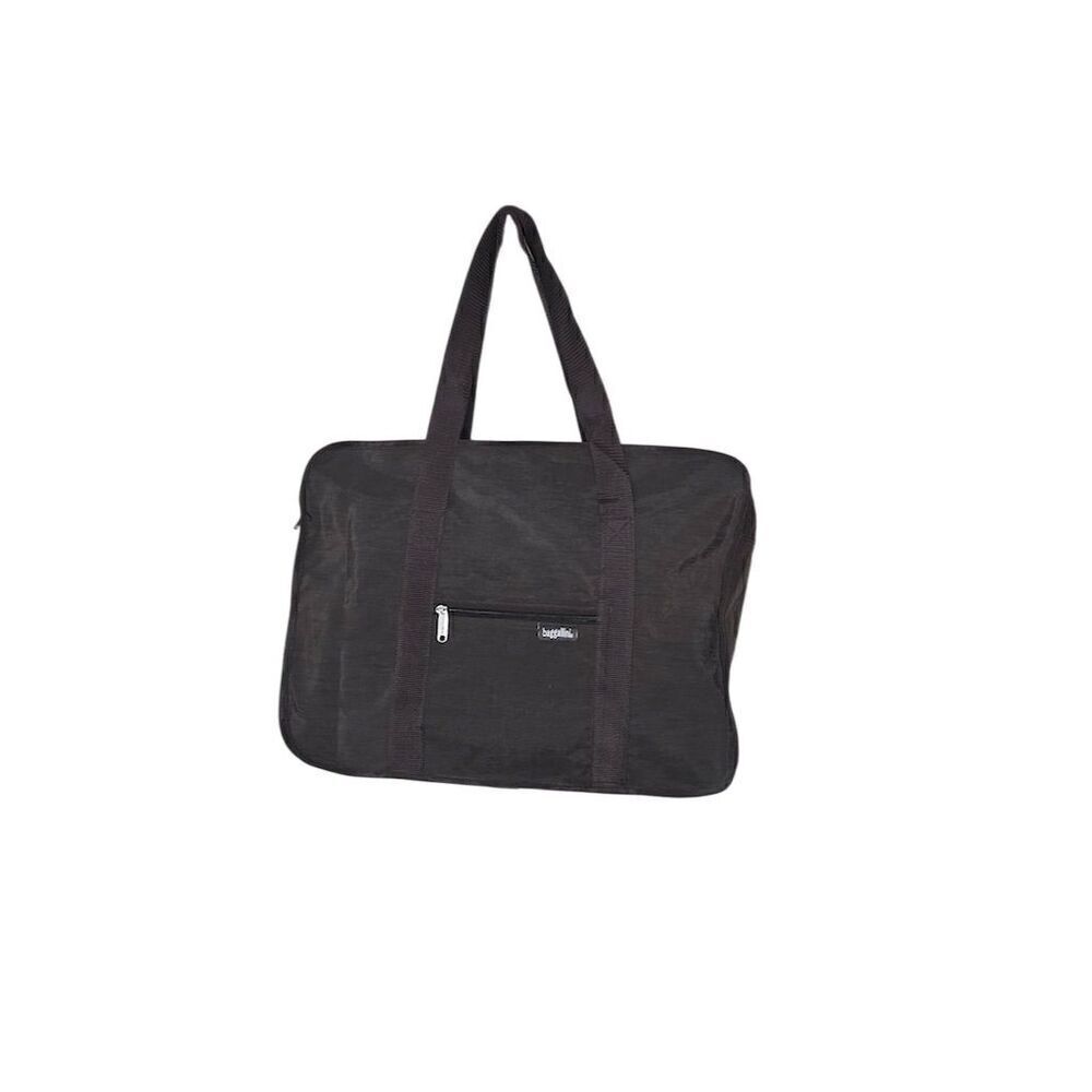 Baggallini Black Tote Bag Large Travel Shoulder Bag Double Handles